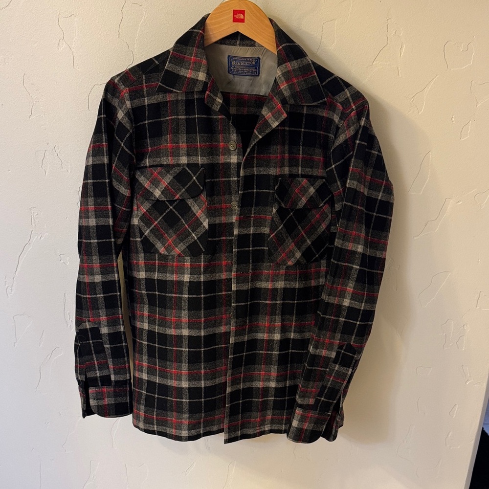 Pendleton Black and Red Checkered Shirt